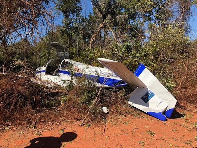 Avião com Wilson Martins e deputado Rodrigo Martins faz pouso forçado em estrada em Timon(MA)